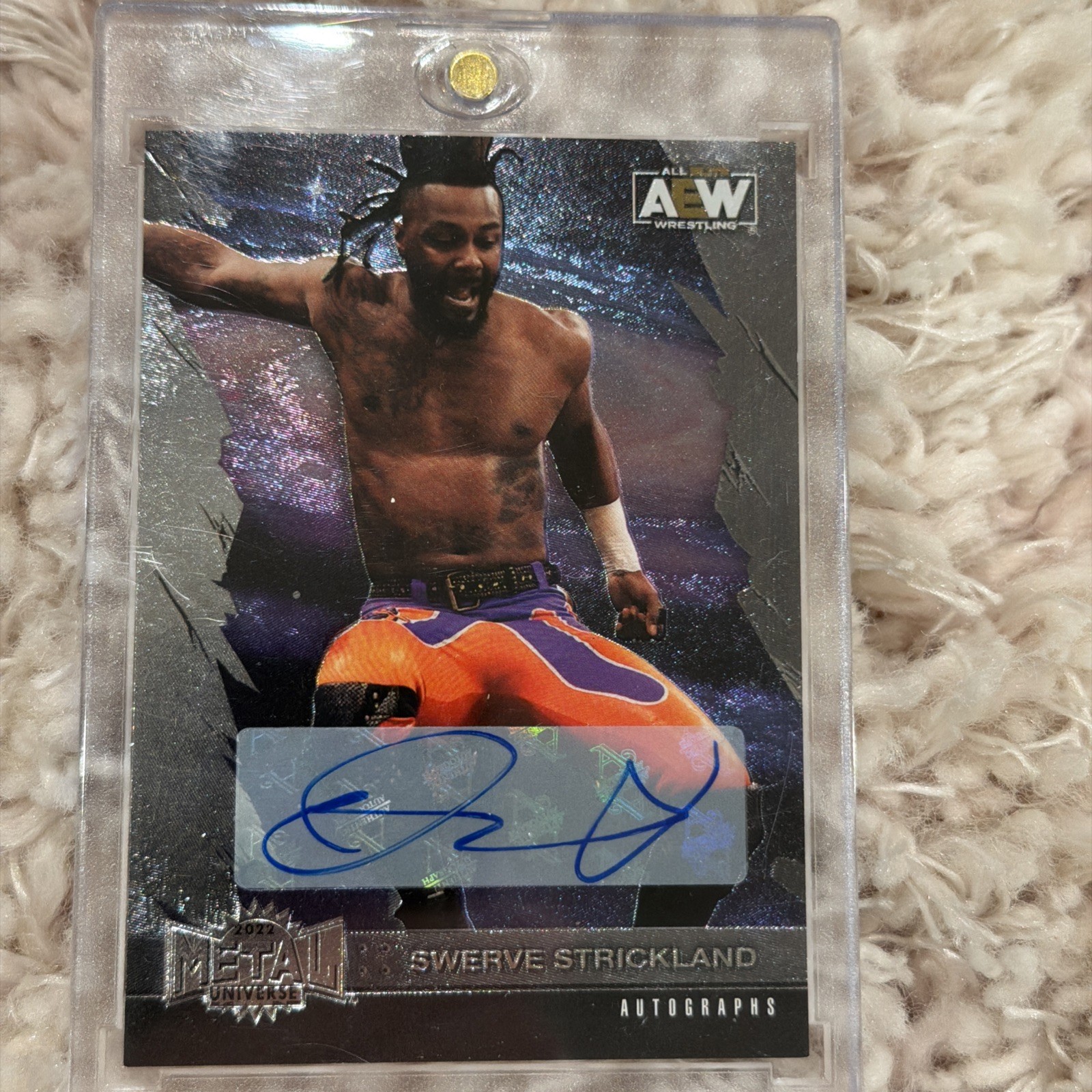 2022 SKYBOX AEW Swerve Strickland #90 Auto