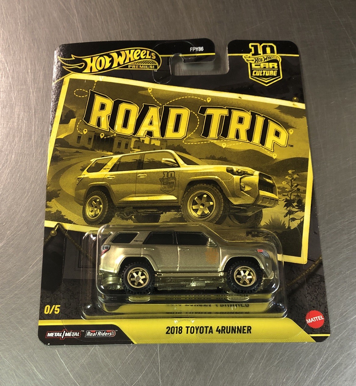HOT WHEELS PREMIUM ( CHASE ) ROAD TRIP 2018 TOYOTA 4RUNNER 2026 CAR CULTURE
