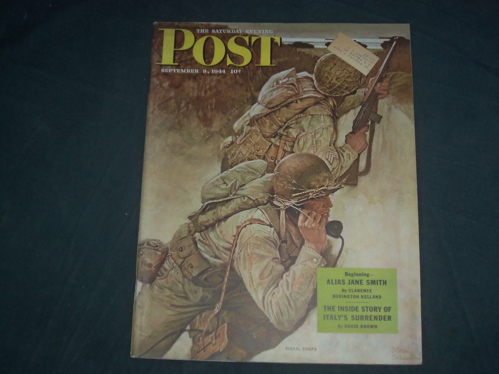 1944 SEPTEMBER 9 THE SATURDAY EVENING POST MAGAZINE- ILLUSTRATED COVER- SP 2476O 1944 SEPTEMBER 9 THE SATURDAY EVENING POST MAGAZINE- ILLUSTRATED COVER- SP 2476O