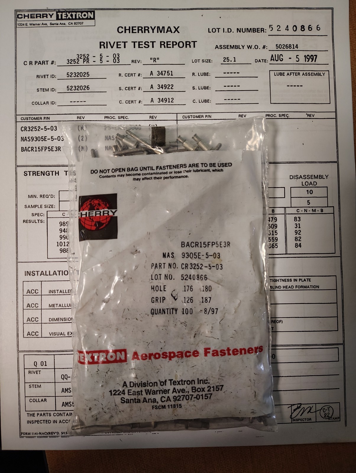 Cherry Max. Fully Certified with test reports from Cherry CR3252-05-3 Cherry Max. Fully Certified with test reports from Cherry CR3252-05-3