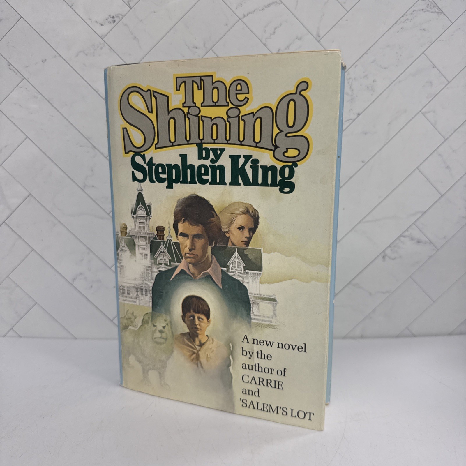 The Shining Hardback Book Doubleday 1977 Early Edition by Stephen King *DAMAGED
