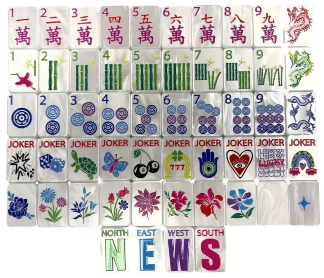 Lucky Charms Aspen Glow Mahjong Tiles