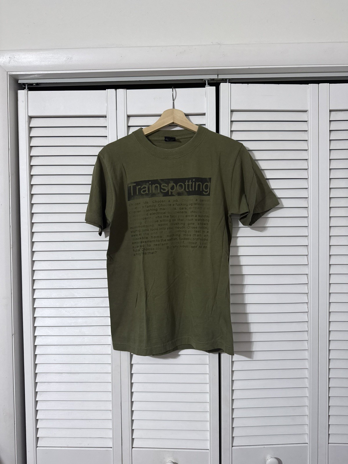Vintage 1996 Trainspotting Movie Promo T-shirt Men\'s Medium Vintage 1996 Trainspotting Movie Promo T-shirt Men\'s Medium