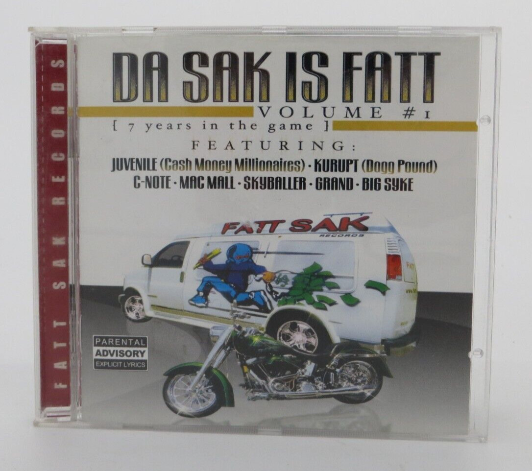 DA SAK IS FATT VOLUME #I ( CD, 2002 ) Jevenile Kurupt C-Note Mac Mall Big Syke 