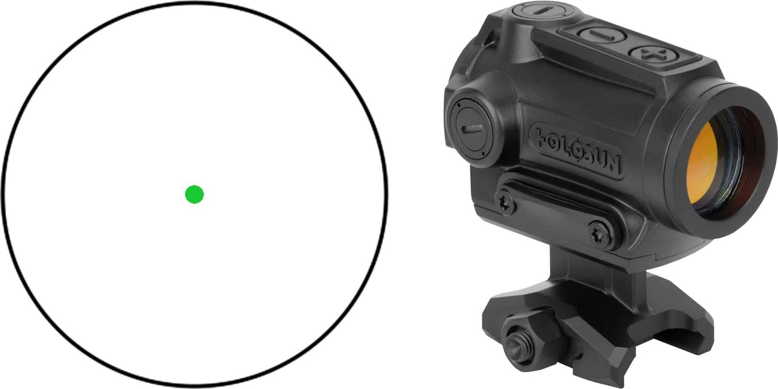 Holosun ARO-CORE Enclosed Green 2 MOA Rifle Sight UPC: 810047073604