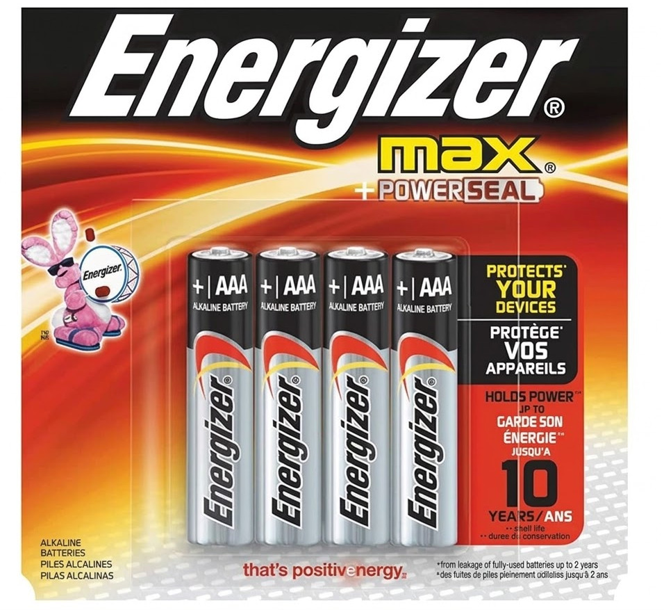 NEW Energizer AAA Batteries Max Alkaline 4, 8, 12, 16, 20, 24 Variants