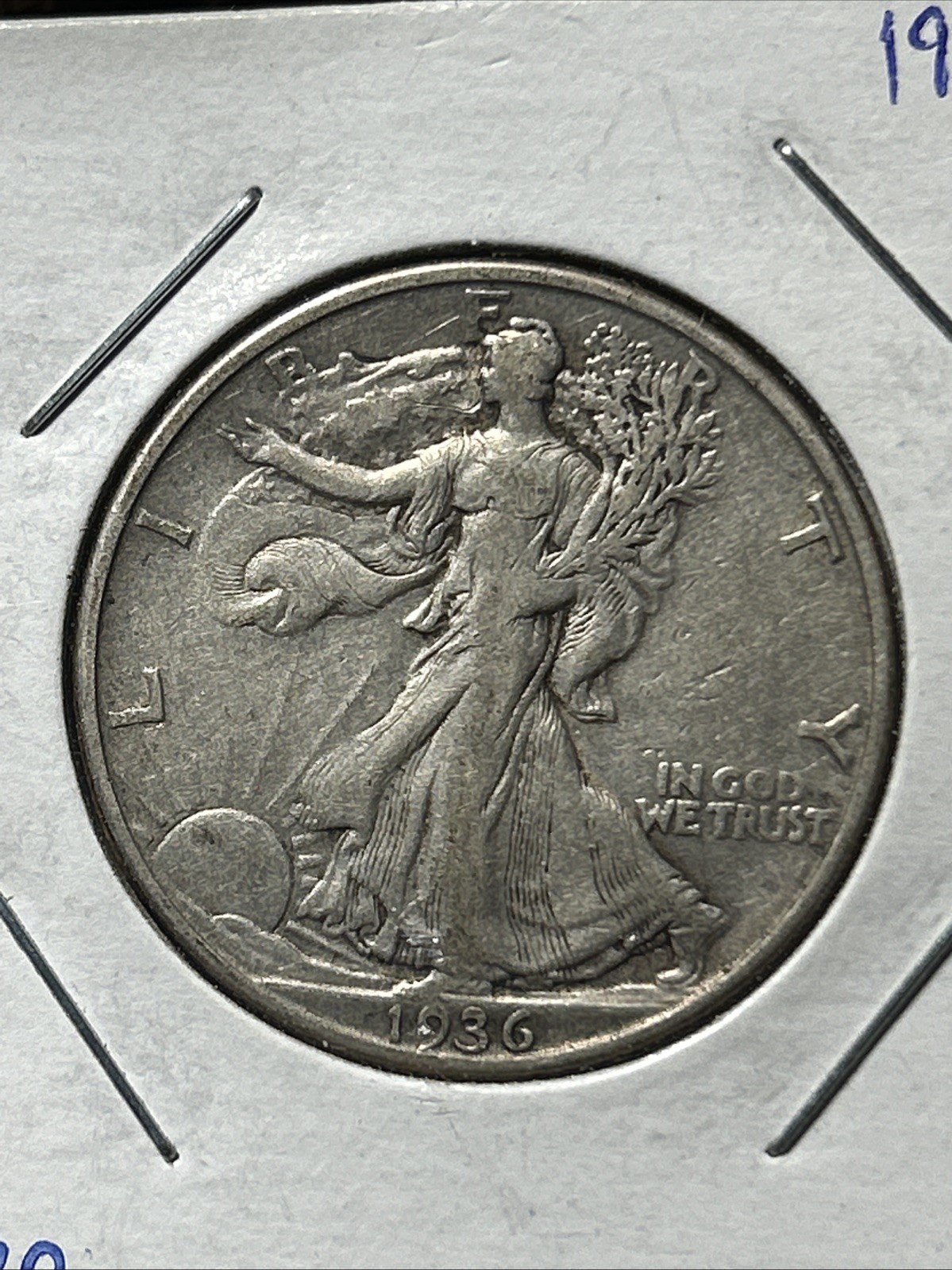 1936-D Walking Liberty Half Dollar #P36459