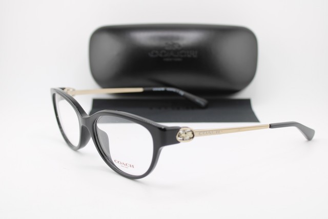 NEW COACH HC 6171U 5002 BLACK GOLD GUNMETAL AUTHENTIC EYEGLASSES 55-17