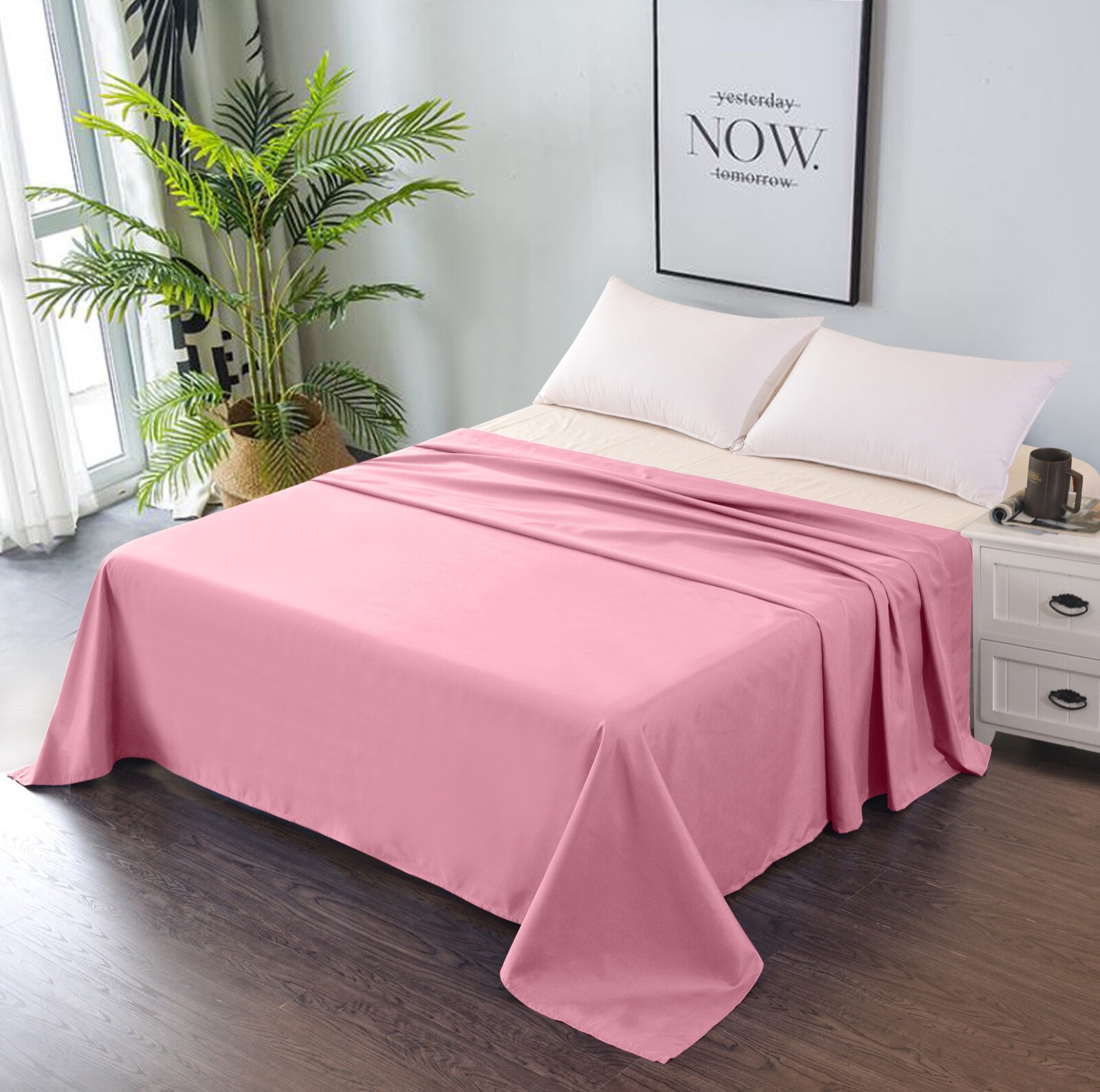 Superb Bed FlatSheet - Breathable, Extra Soft & Wrinkle Free *Top Sheet Only*