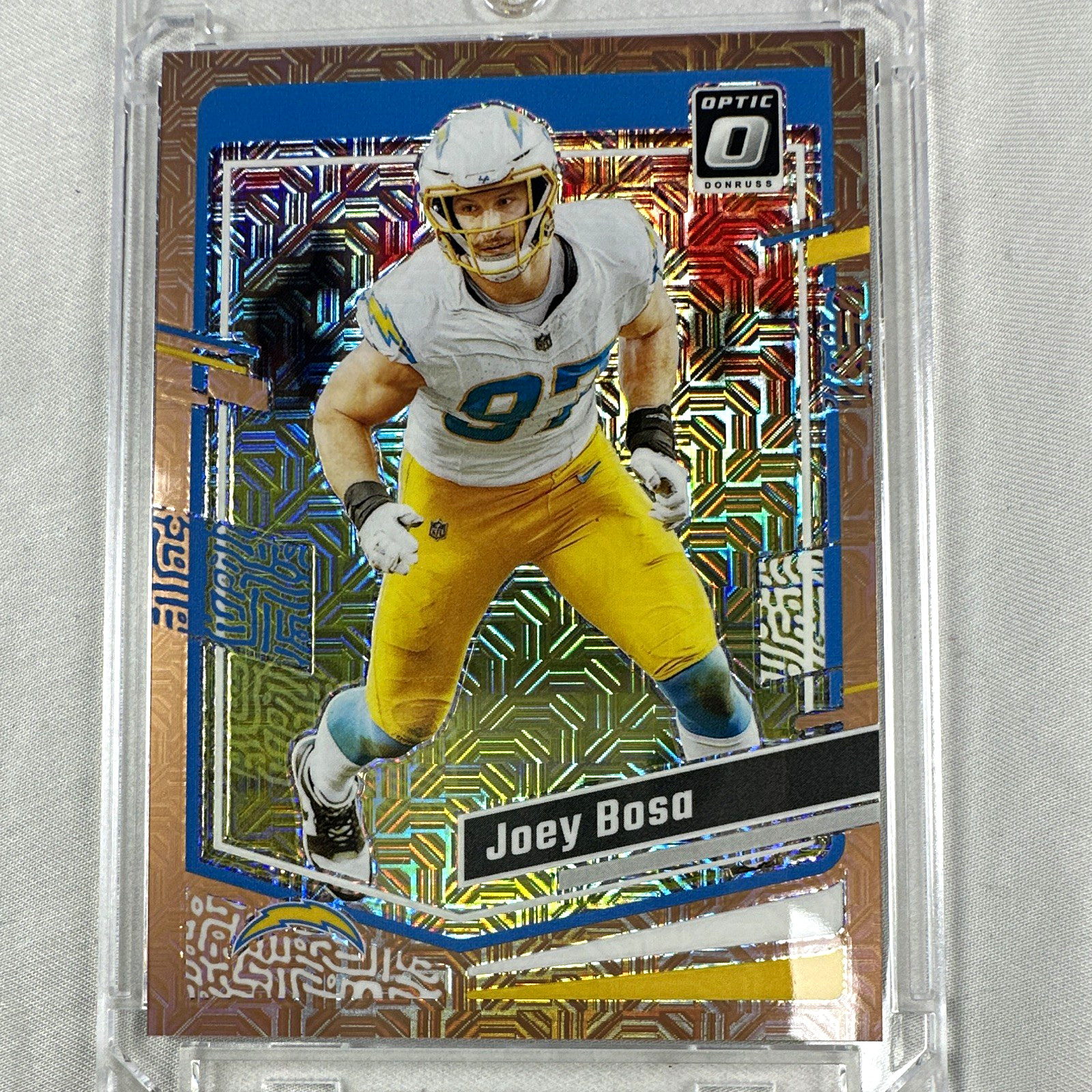 2023 Panini Donruss Optic Bronze Mojo Prizm Joey Bosa #103 Chargers 04/35