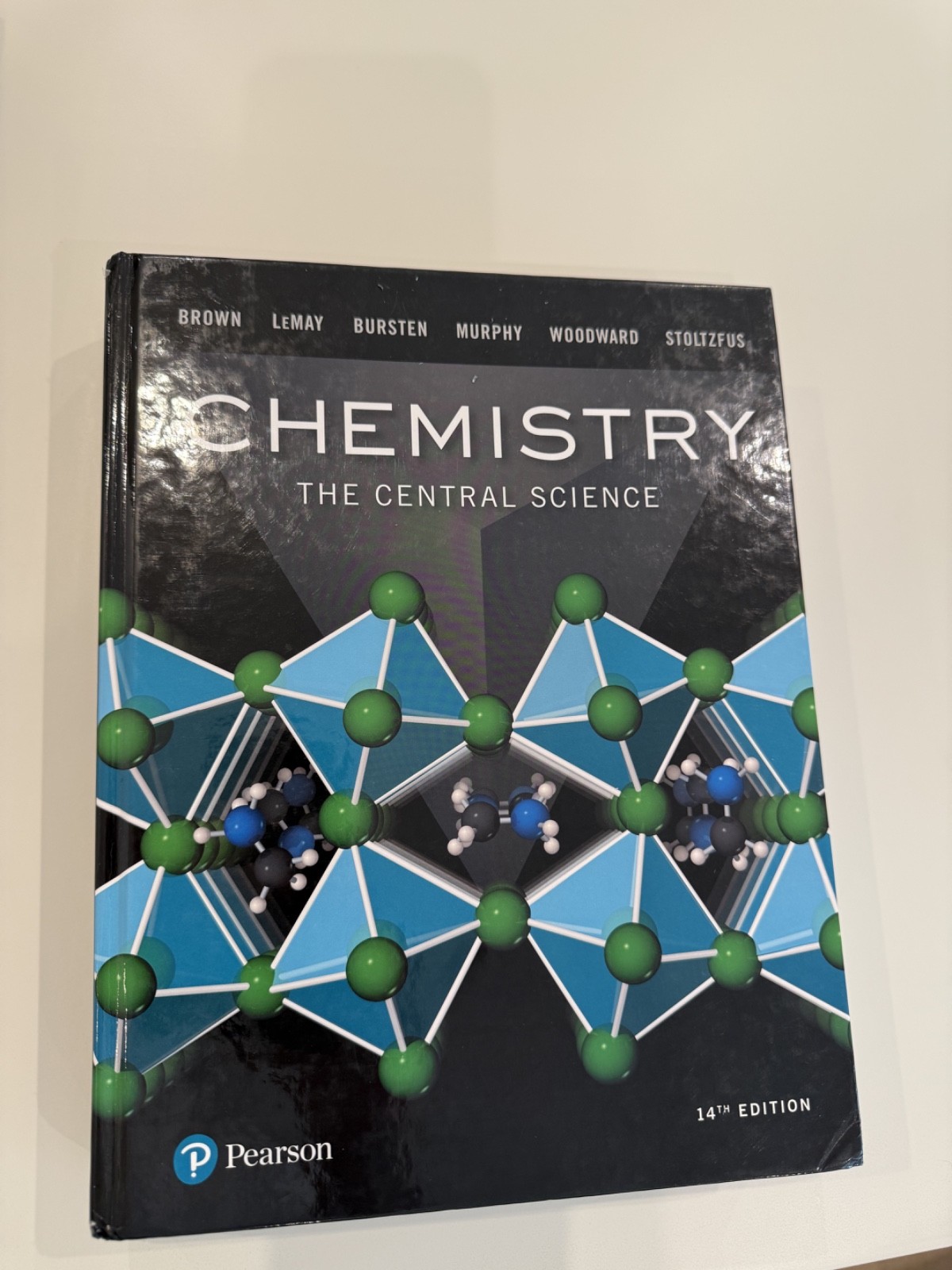 Pearson Chemistry Textbook, The Central Science, 14th Edition. Brown & Lemay
