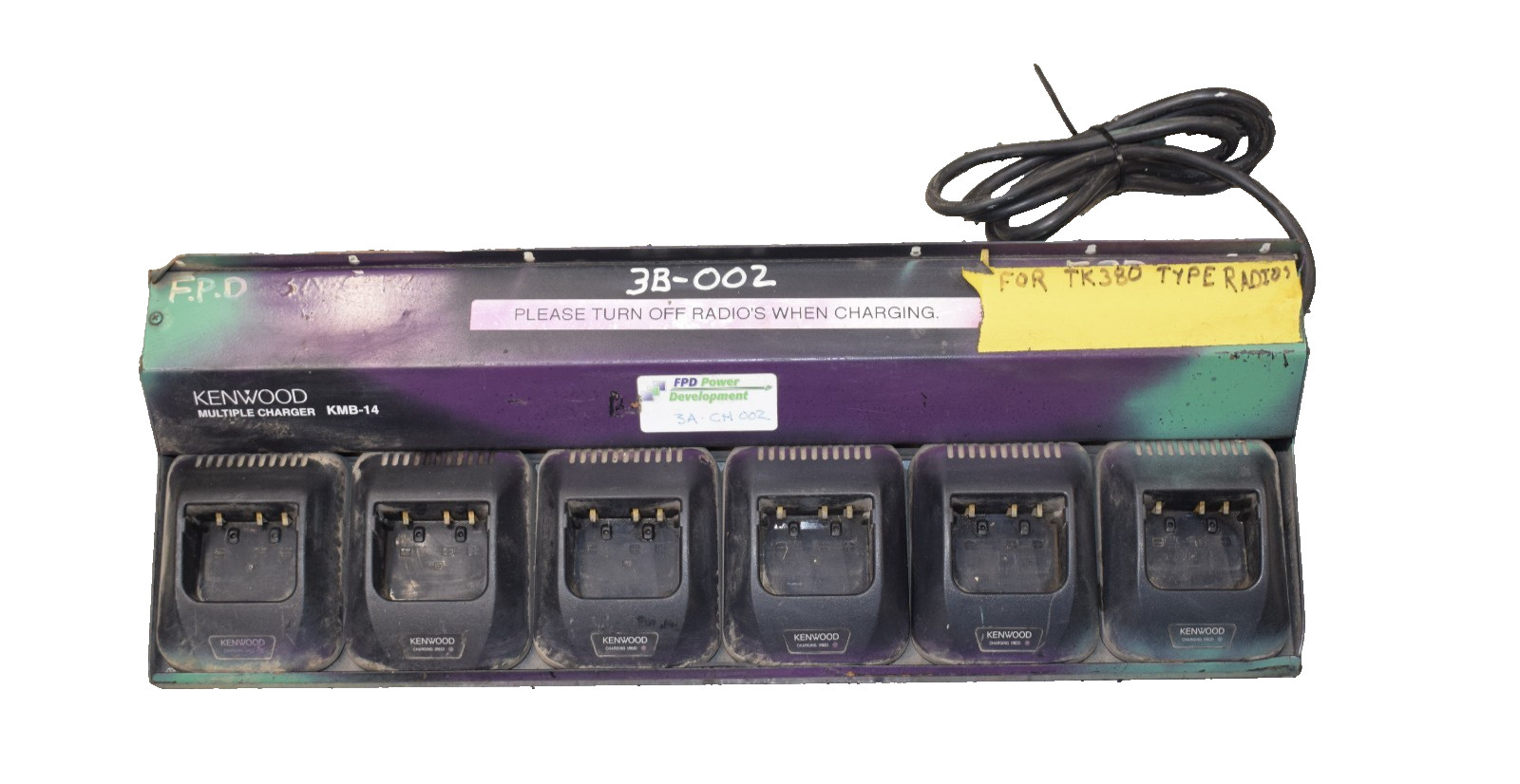 Kenwood Multi 6 Unit Charger KMB-14 - USED - TESTED Kenwood Multi 6 Unit Charger KMB-14 - USED - TESTED
