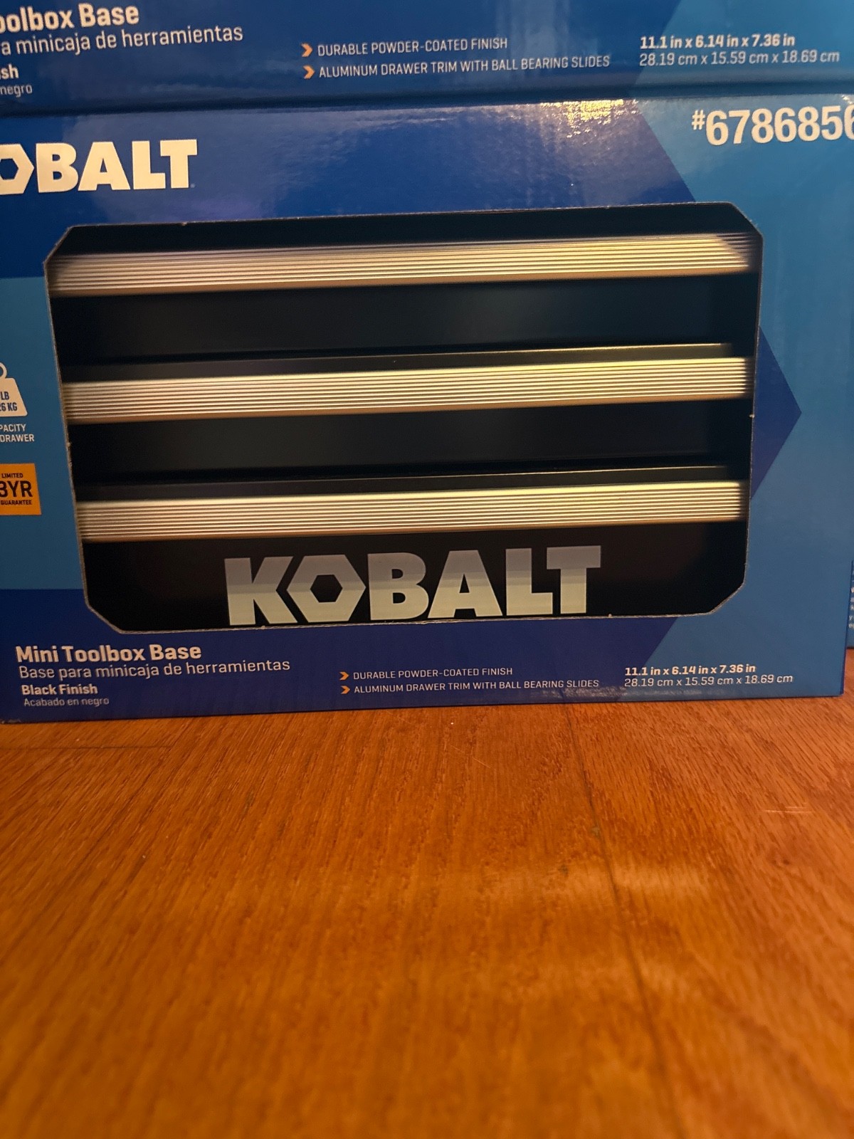 Kobalt Mini-Base 3-Drawer - Black - Steel Toolbox Box. Sold Out Everywhere