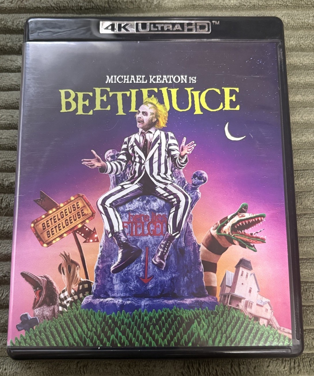 Beetlejuice (Ultra HD, 1988) 2 Disc 4K Ultra HD & Blu-Ray Michael Keaton/Burton