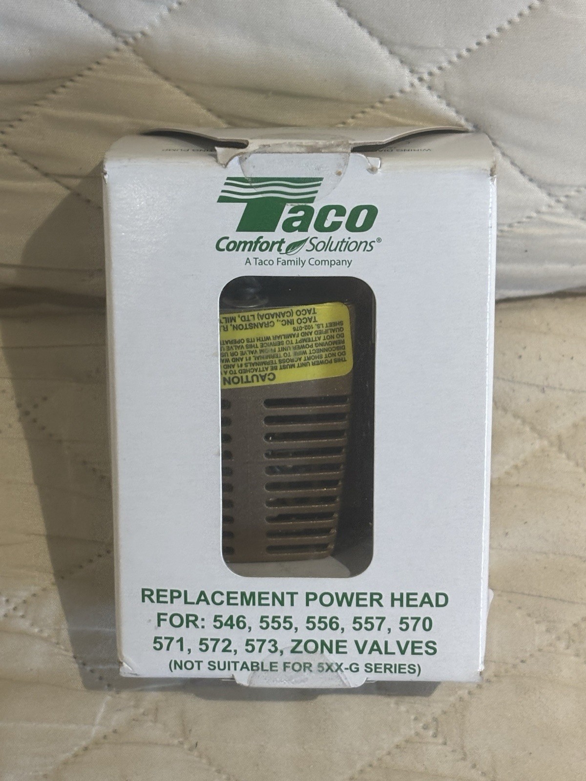 Taco Comfort Solutions 555-050RP Replacement Power Head for Zone Valves NEW ^