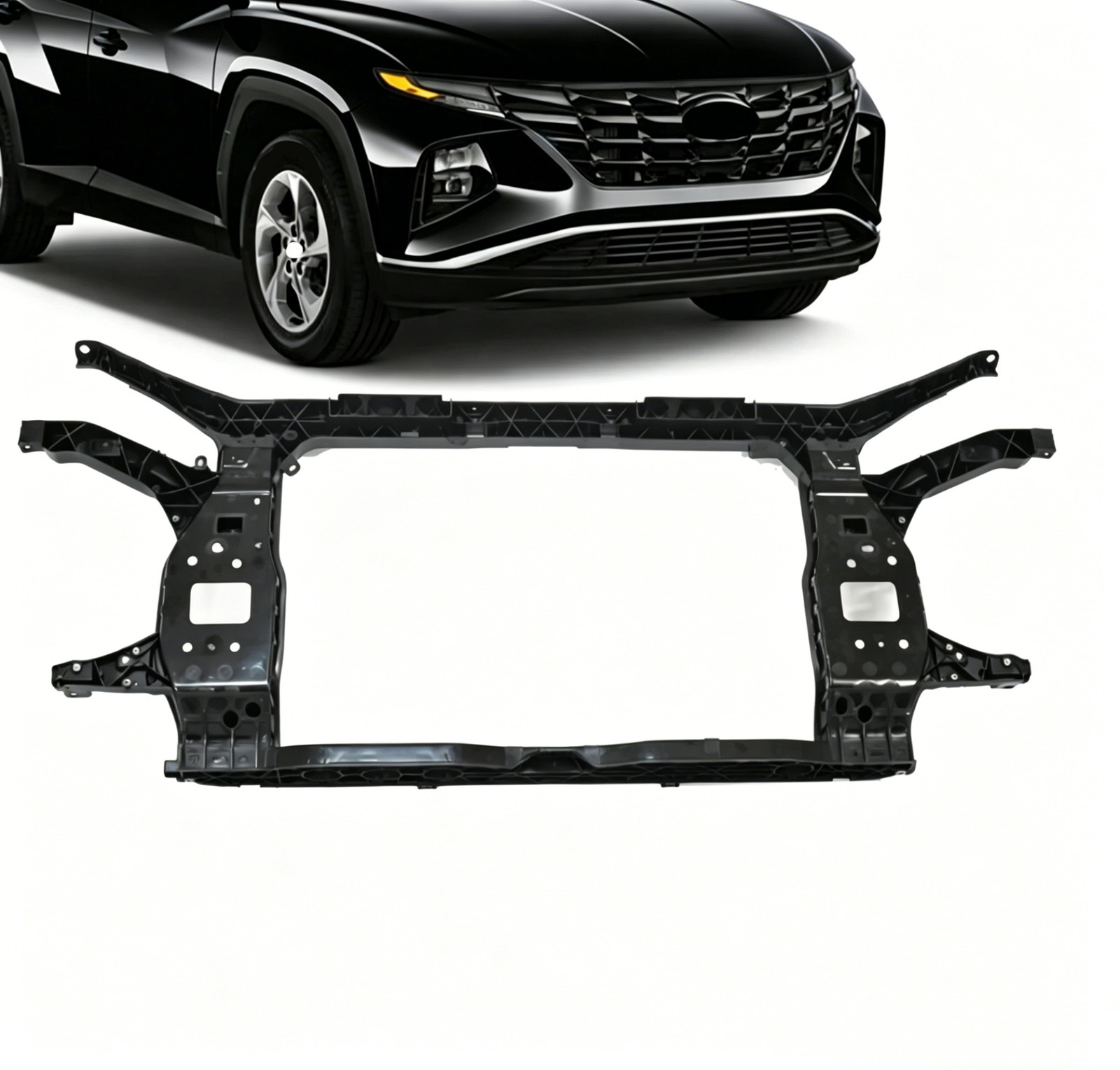 Fits  2022-24 L4 2.5L Hyundai Tucson Front Radiator Core Support 64101CW000