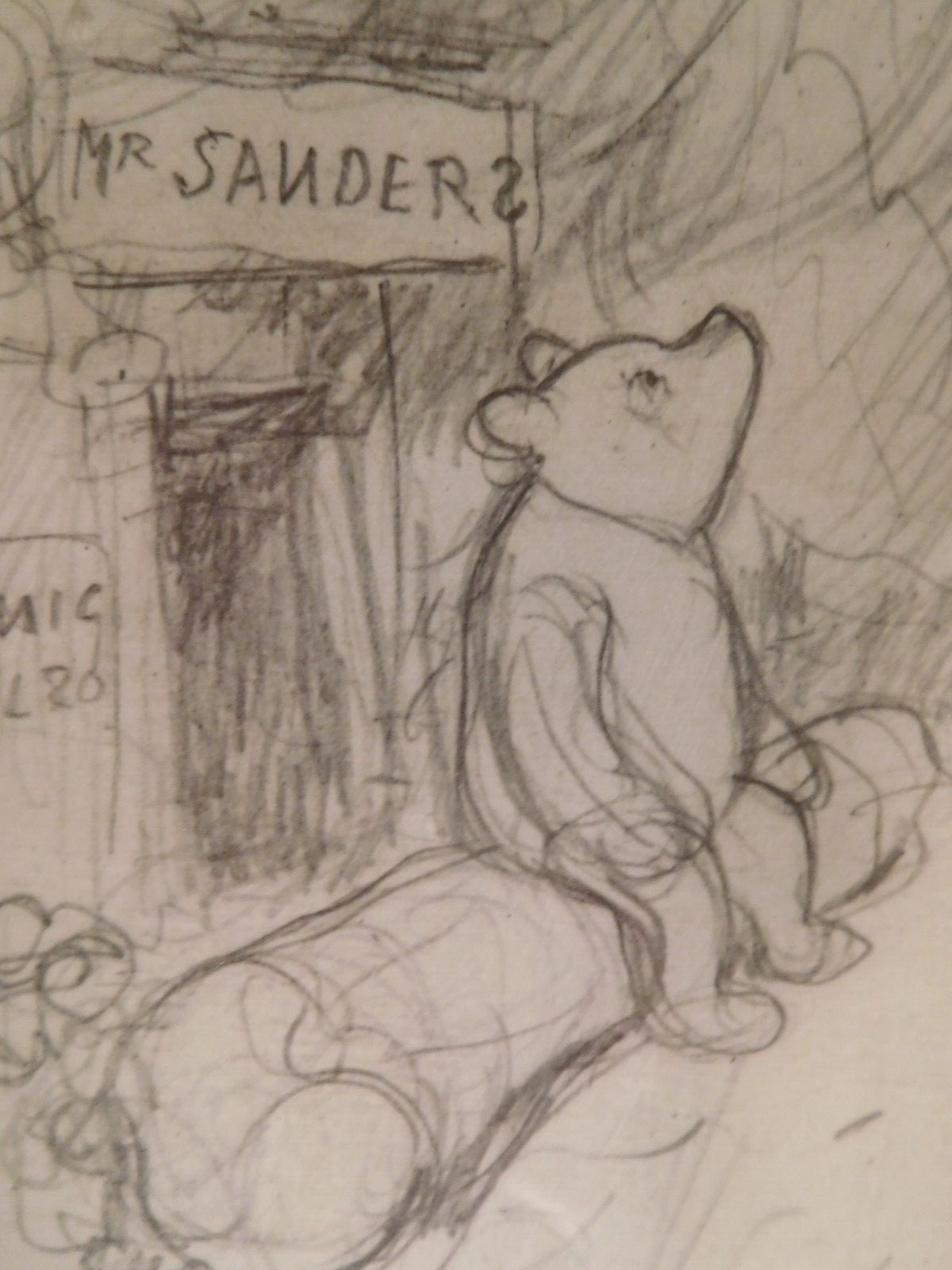 Trio of Pooh Reproduction Original Framed Drawings Trio of Pooh Reproduction Original Framed Drawings