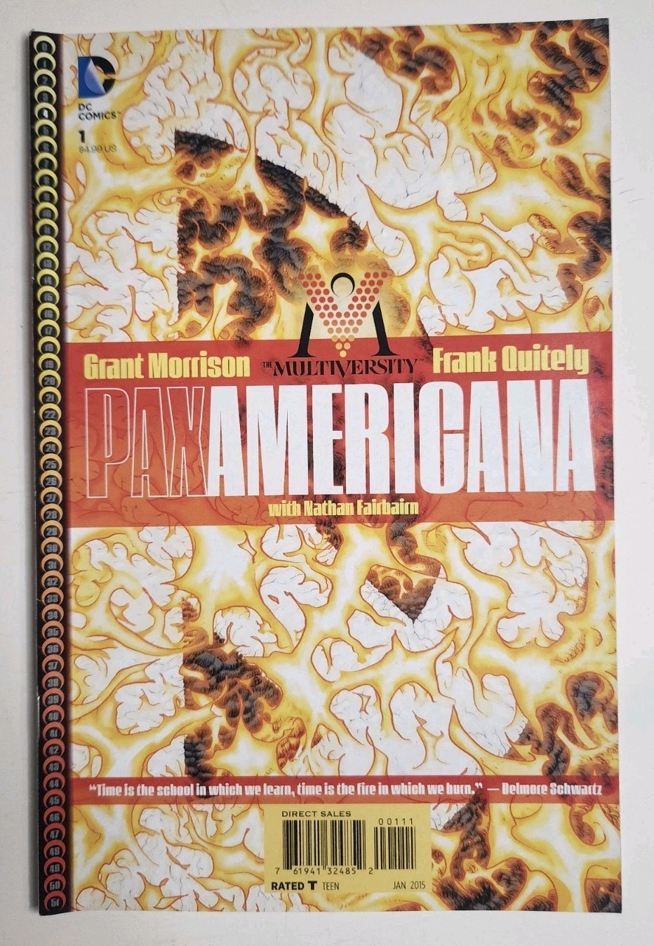 Official 2015 DC Comics Multiversity: Pax Americana #1 Grant Morrison 