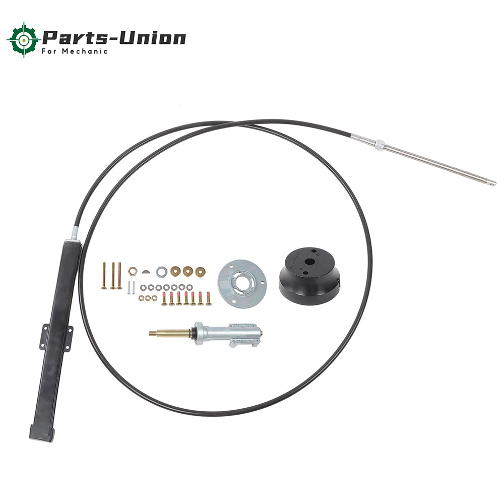 12Feet SS14112 Back Mount Rack And Pinion Boat Steering Cable Kit Marine New