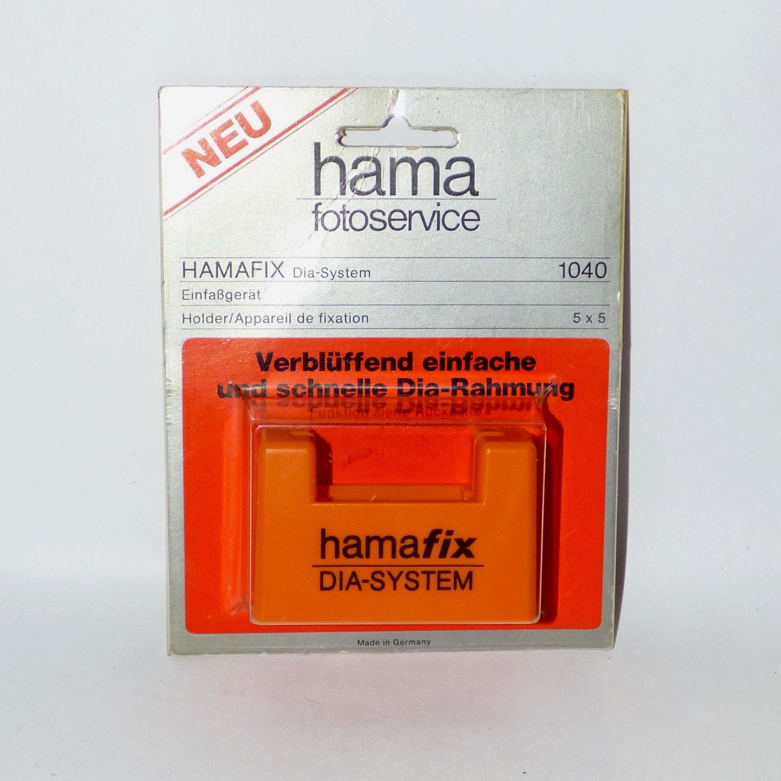 Vintage Hama HAMAFIX 1040 Dia-System Slide Mounting Tool Germany Sealed New