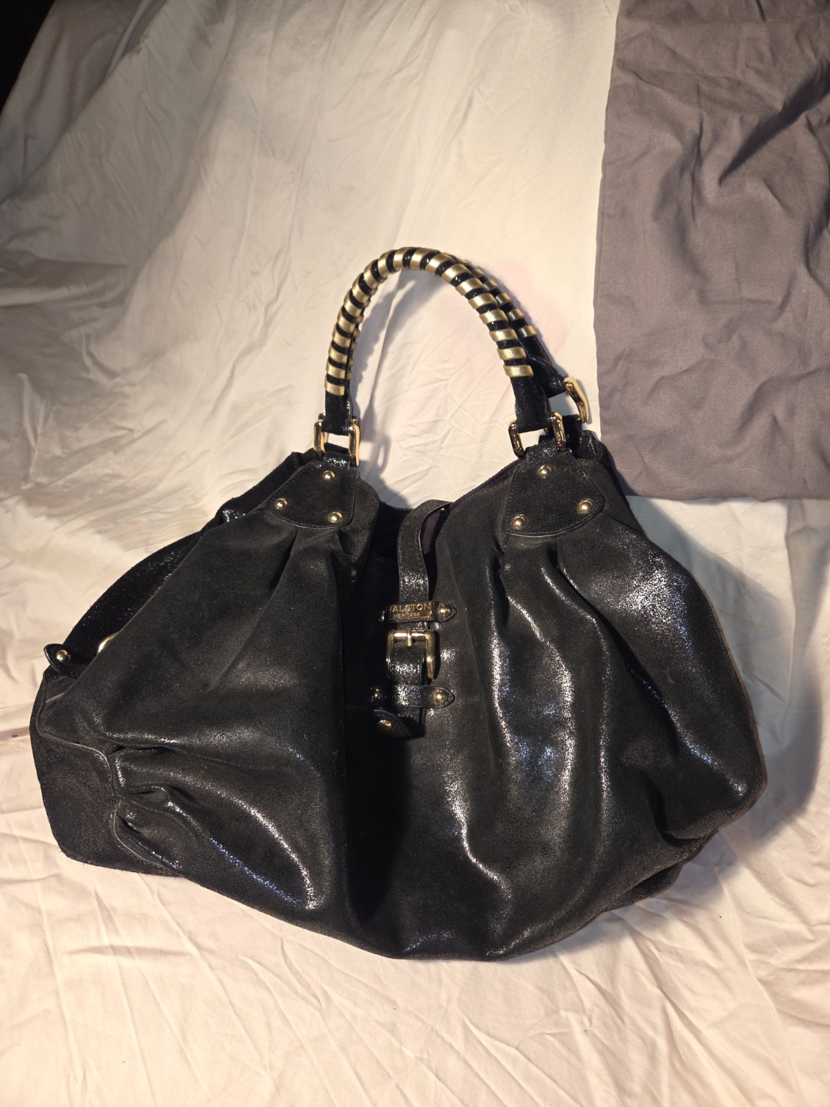 Vintage Halston Black Tote Bag Vintage Halston Black Tote Bag