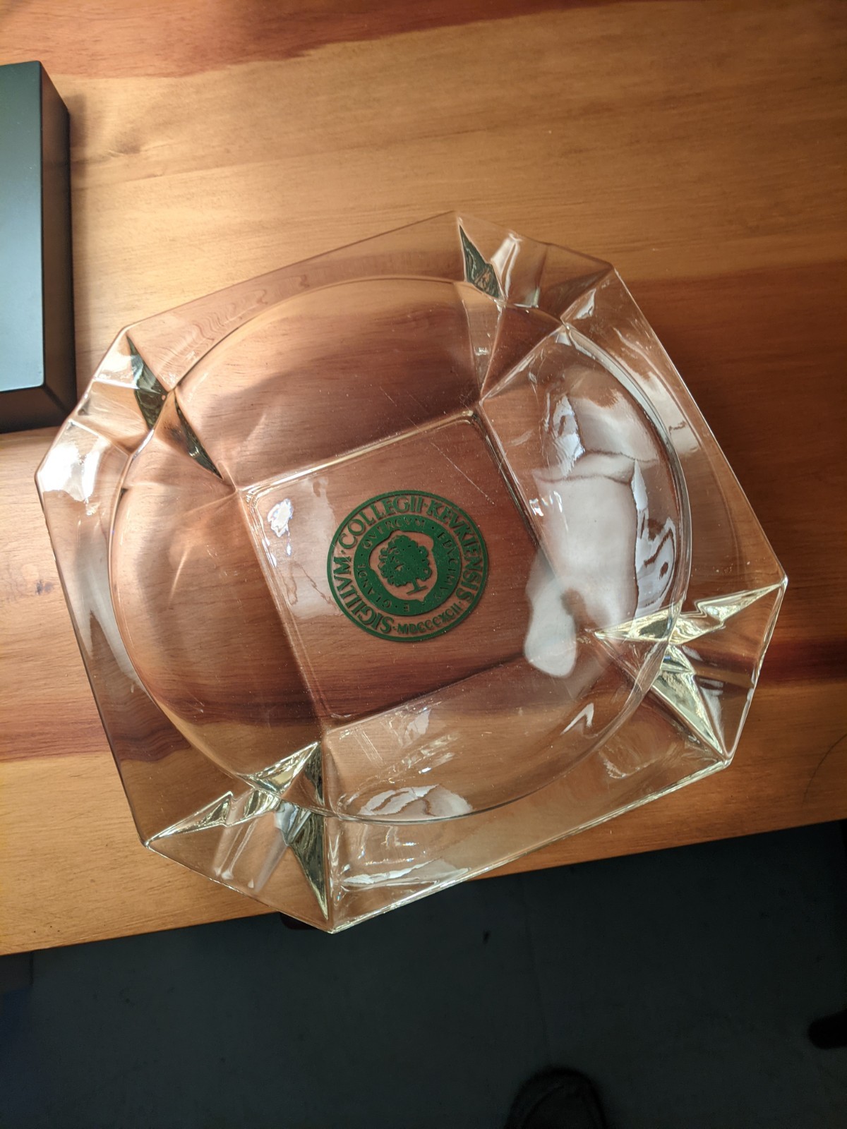 Keuka College Vintage 1967 Glass Ashtray 8
