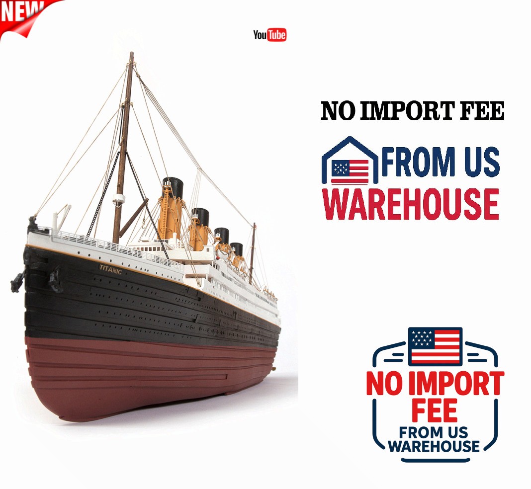 Occre 1/300 Scale RMS Titanic Model Kit, LENGTH: 35.3″ (896mm), HEIGHT: 9.5″ Occre 1/300 Scale RMS Titanic Model Kit, LENGTH: 35.3″ (896mm), HEIGHT: 9.5″