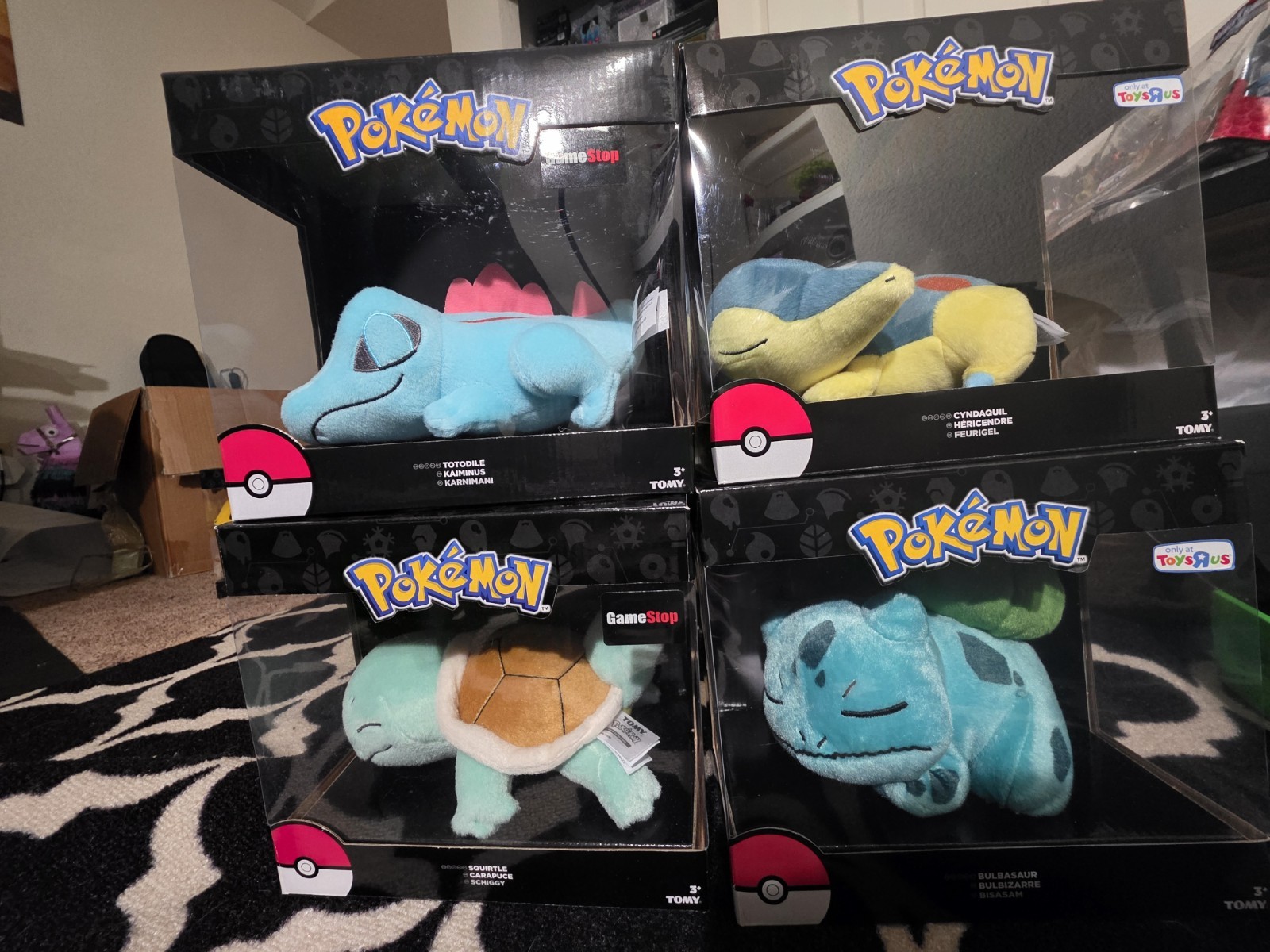 Sleeping Pokemon Starters TOYS R US AND GAMRSTOP EXCLUSIVES Sleeping Pokemon Starters TOYS R US AND GAMRSTOP EXCLUSIVES