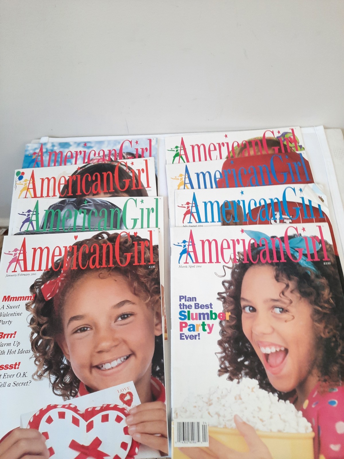 Vintage 1994-1995 American Girl Magazines Lot of 8 Vintage 1994-1995 American Girl Magazines Lot of 8