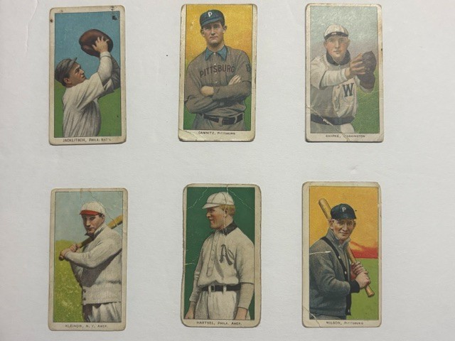 Vintage 1909-11 T206 lot (19) Sovereign, SweetCaporal, Polar Bear, Piedmont POOR