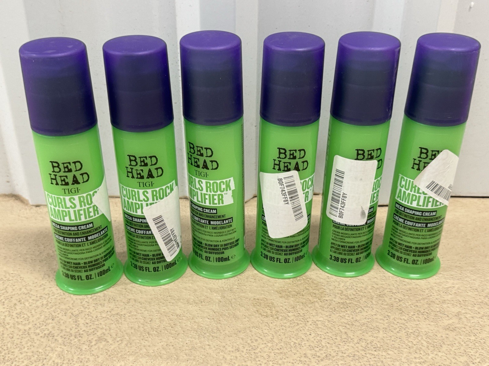 6x Lot TIGI Bed Head Curls Rock Amplifier Mega Shaping Cream 3.38 Oz 100mL 6x Lot TIGI Bed Head Curls Rock Amplifier Mega Shaping Cream 3.38 Oz 100mL