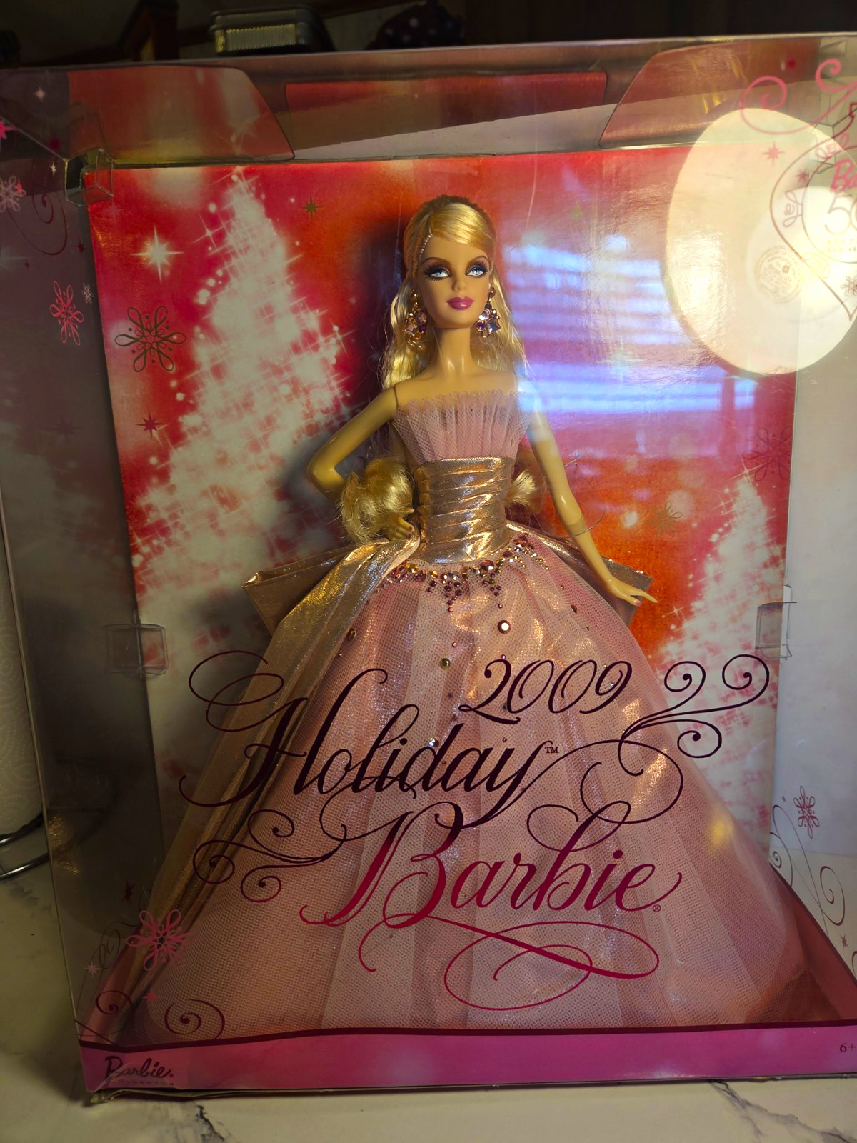 Barbie Holiday Barbie 2009 Christmas Fashion Doll 12in Blonde Blue Eyes MIB Barbie Holiday Barbie 2009 Christmas Fashion Doll 12in Blonde Blue Eyes MIB