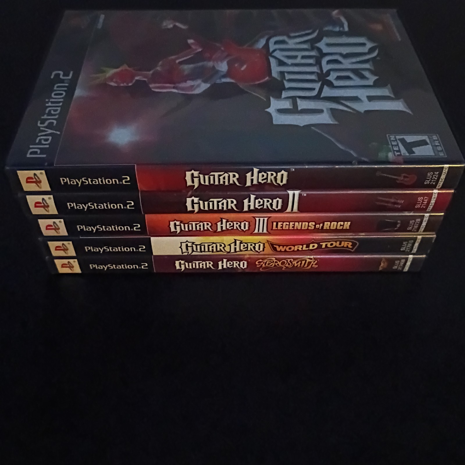PS2 Guitar Hero 5-Pack: Guitar Hero 1, 2, 3, Aerosmith & World Tour- All Tested PS2 Guitar Hero 5-Pack: Guitar Hero 1, 2, 3, Aerosmith & World Tour- All Tested
