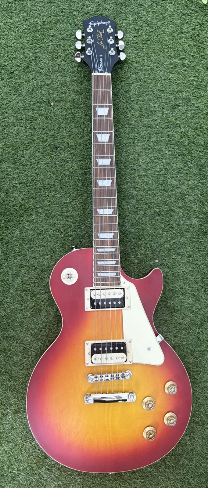 Epiphone Les Paul Standard 50s Figured Top, Washed Cherry Sunburst  BRAND NEW