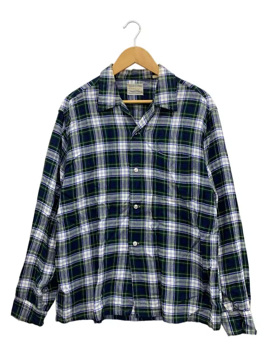 GIMBELS OWN/Long Sleeve Shirt/L/Rayon/Check//