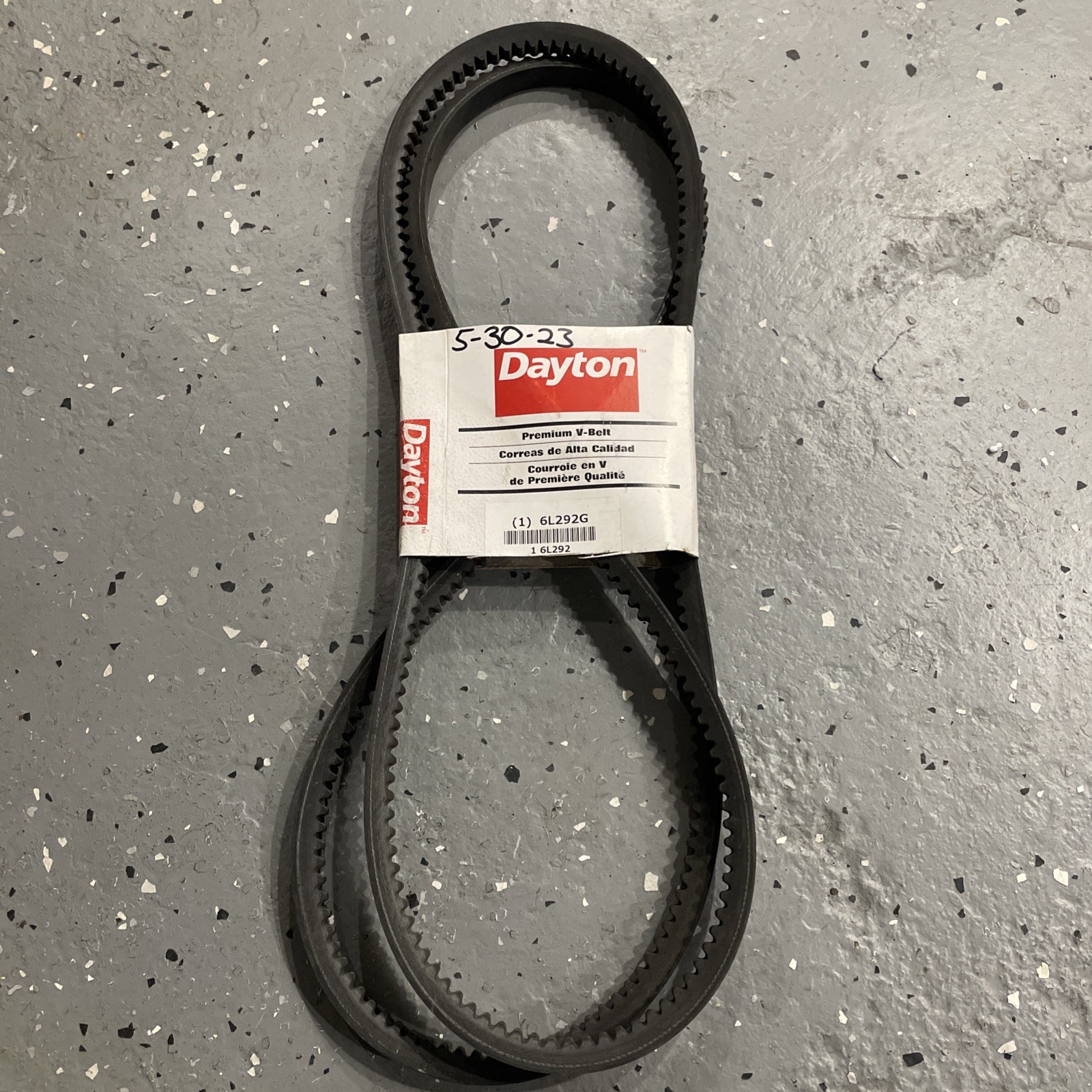 Dayton 6L292g / 6L292 / Gates Bx96 Cogged V-Belt