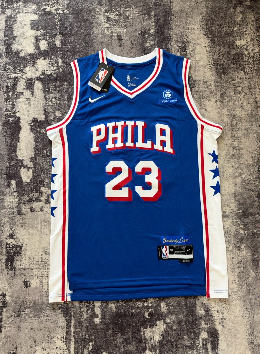 Lebron James Philadelphia 76ers Swingman Jersey Sz Large