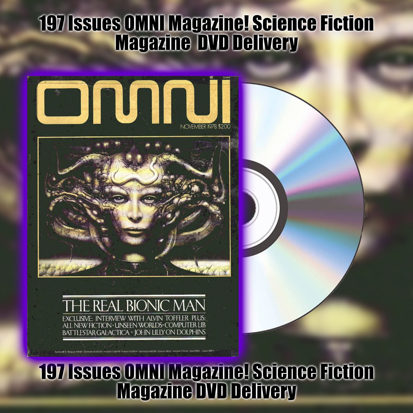 197 Issues OMNI Magazine Collection DVD