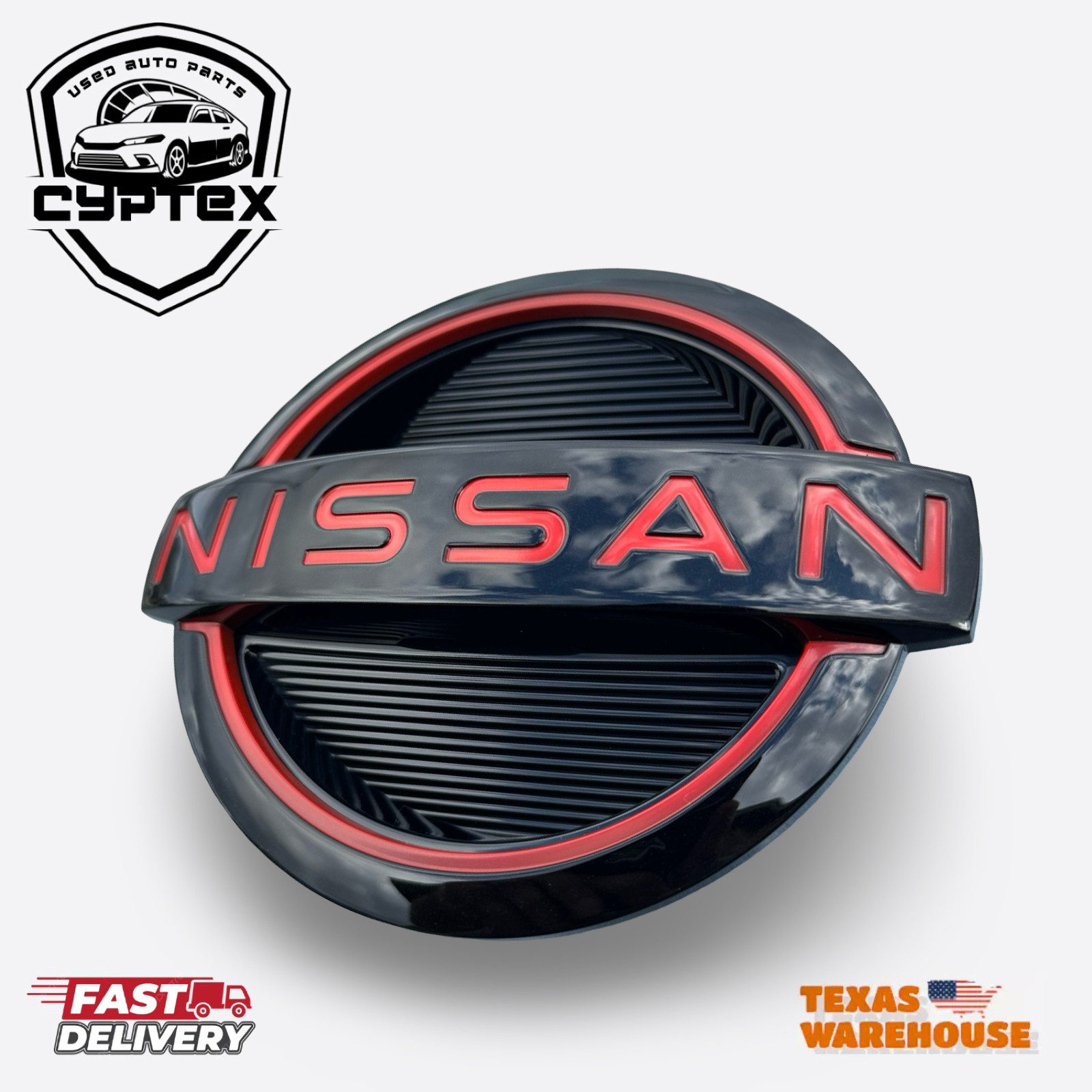 Fits Nissan Frontier From 2022-2025 Front Grille Emblem Logo 62890-9BU1D Fits Nissan Frontier From 2022-2025 Front Grille Emblem Logo 62890-9BU1D