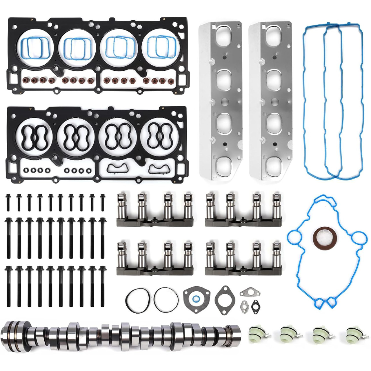 NON-MDS Camshaft Lifters & Plug Kit Fits 2009-2015 Dodge Ram 1500 5.7L Hemi V8
