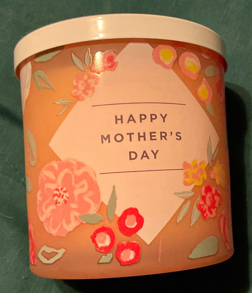 Sonoma Blooming Orchard Happy Mother’s Day Pink Scented Jar Candle 13 oz
