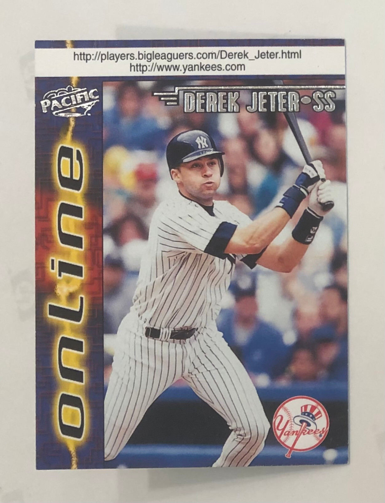 1998 Pacific Online - Derek Jeter -- #505 - New York Yankees - NrMt 1998 Pacific Online - Derek Jeter -- #505 - New York Yankees - NrMt