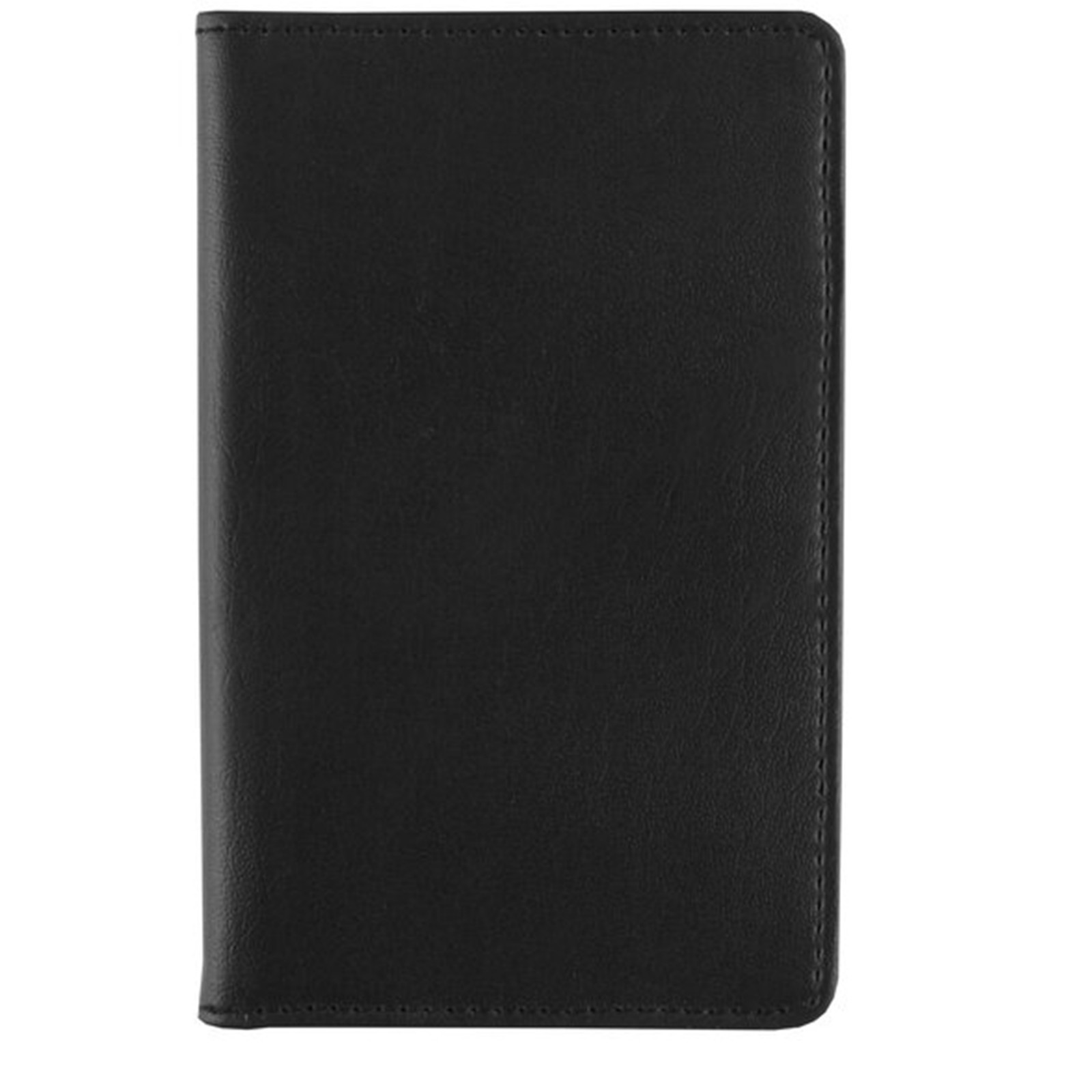 Day-Timer Antique Vinyl Open Style Planner Wallet, Black, Compact Size, 3