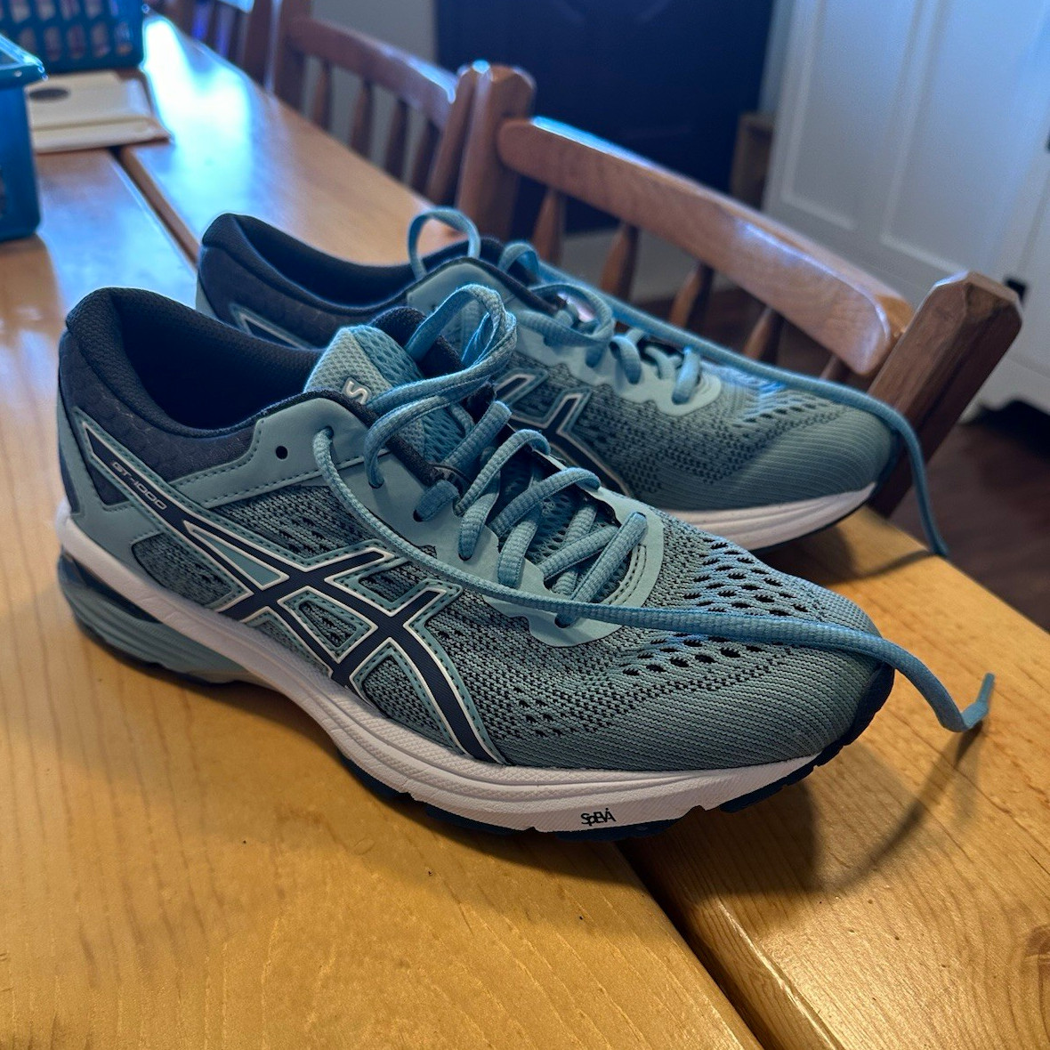ASICS GT-1000 Women’s Lace Up Low Top Running Athletic Sneakers Blue T7A9N