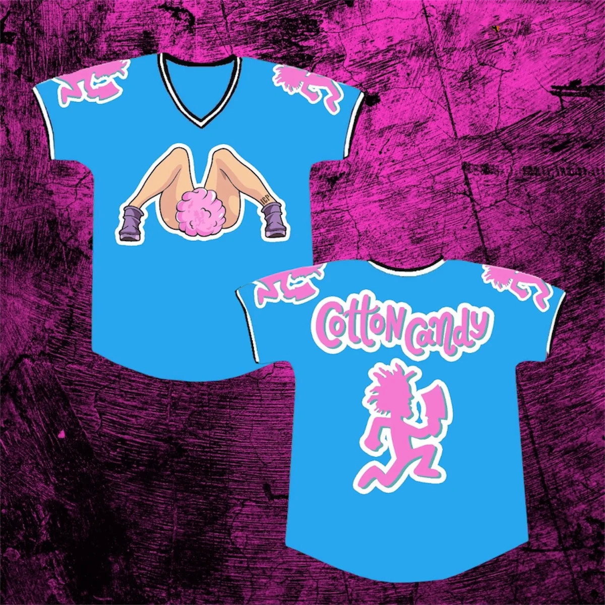 Insane Clown Posse Candy Football Jersey E410 Insane Clown Posse Candy Football Jersey E410