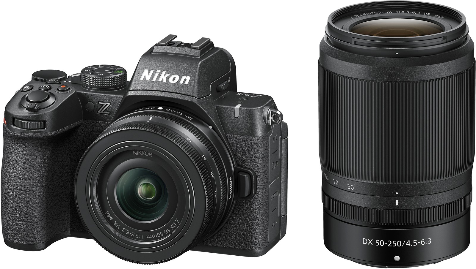 Nikon Z50II w/ 16-50mm and 50-250mm Lenses