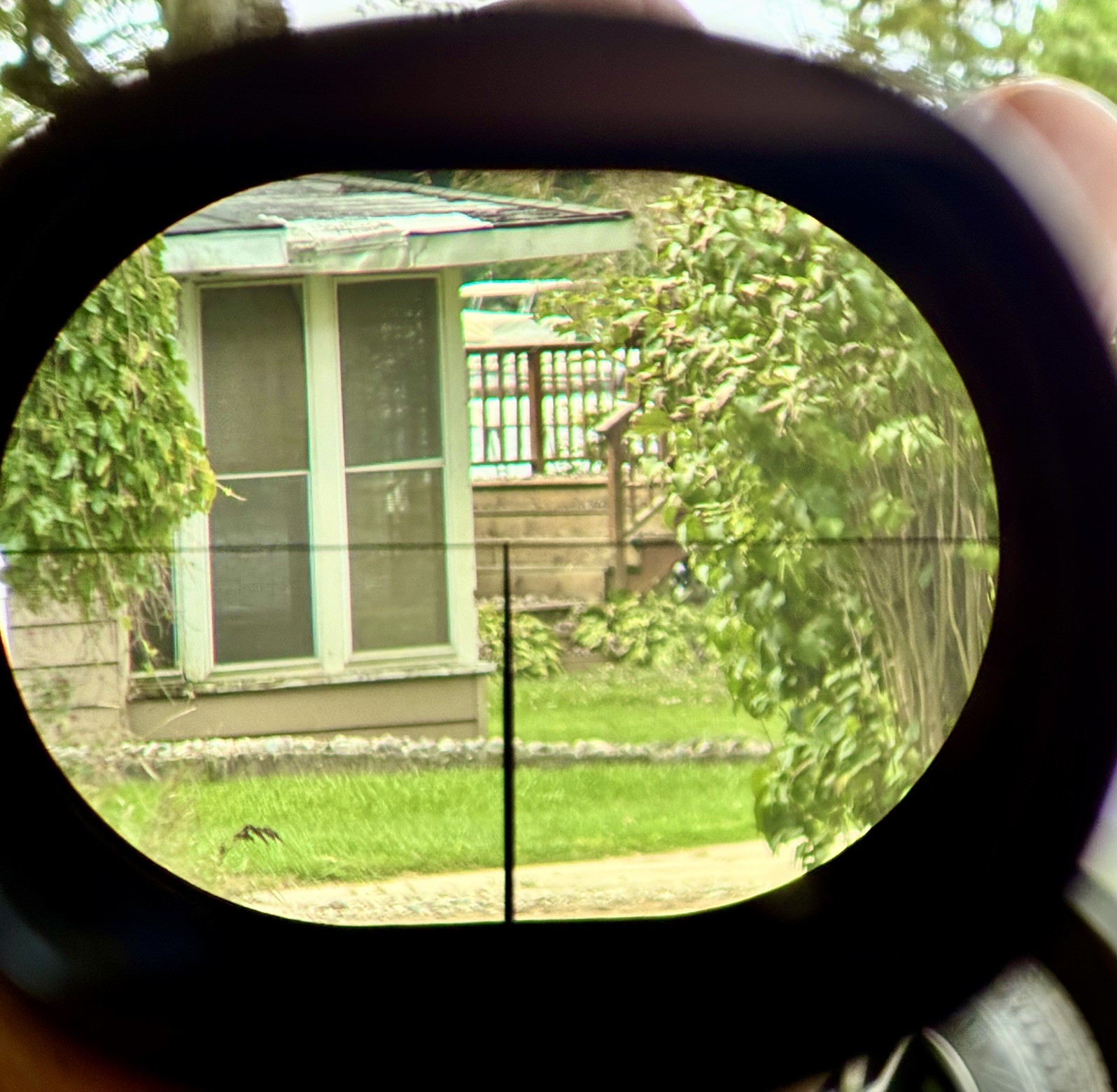 VINTAGE REDFIELD 2X-7X GLOSS RIFLE SCOPE 3 POST  RETICLE TV WIDEVIEW 