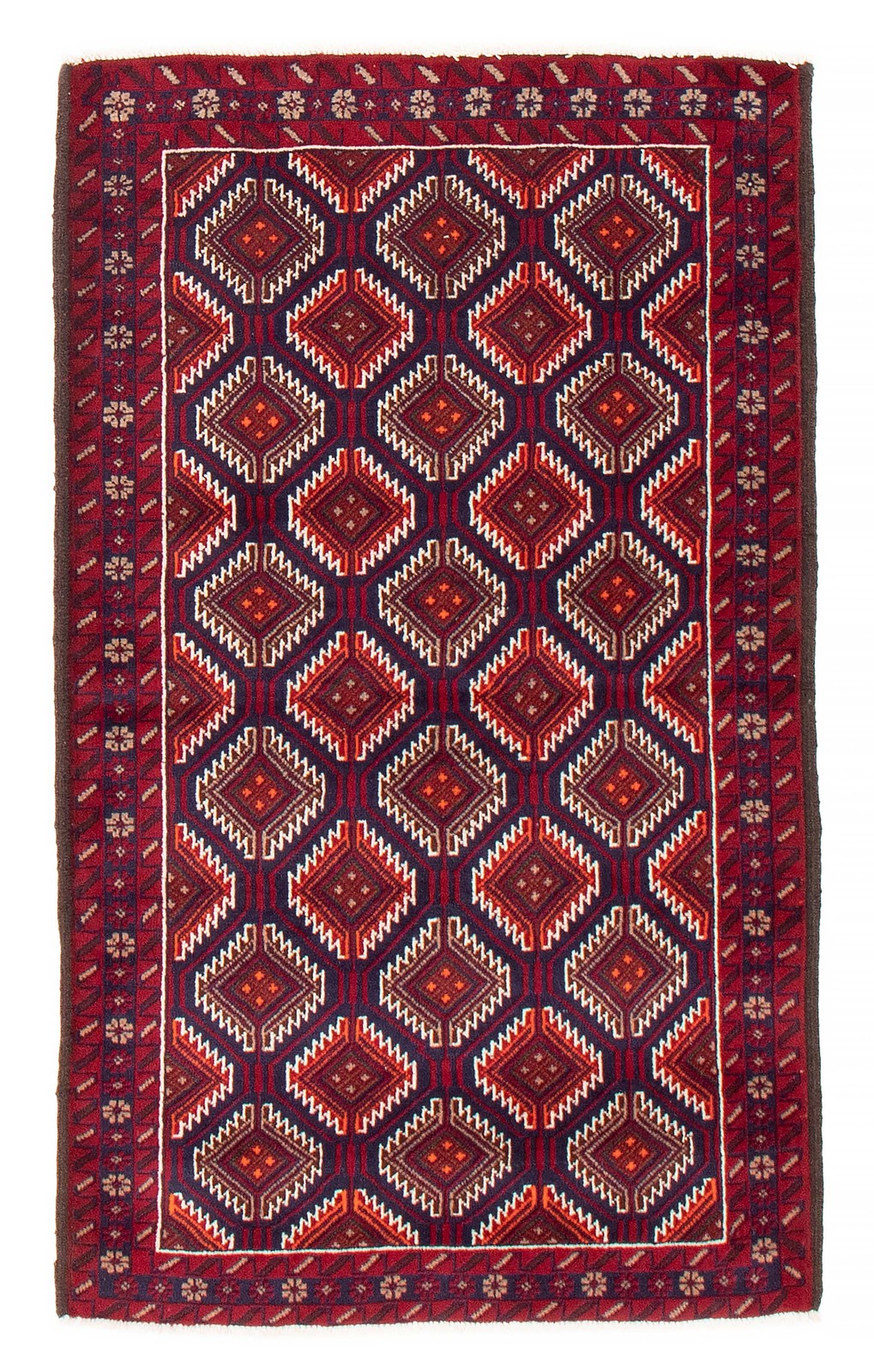 Traditional Vintage Hand-Knotted Area Rug 3'3