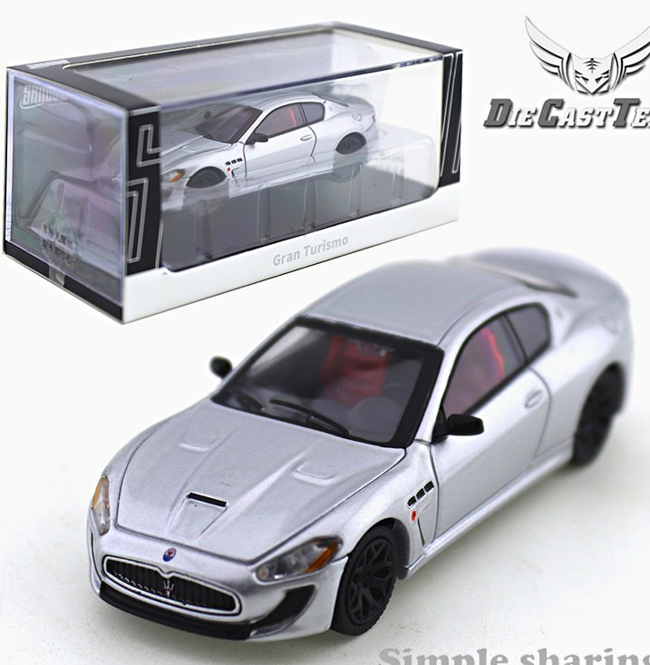 1:64 DCT DieCastTeam Shadow Maserati GranTurismo GT MC Stradale (M145) Silver
