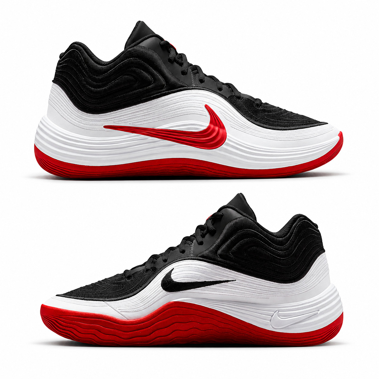 Nike Precision 8 Mid Basketball Shoes Black Red Men Women 8 To 13.5 Sneakers
